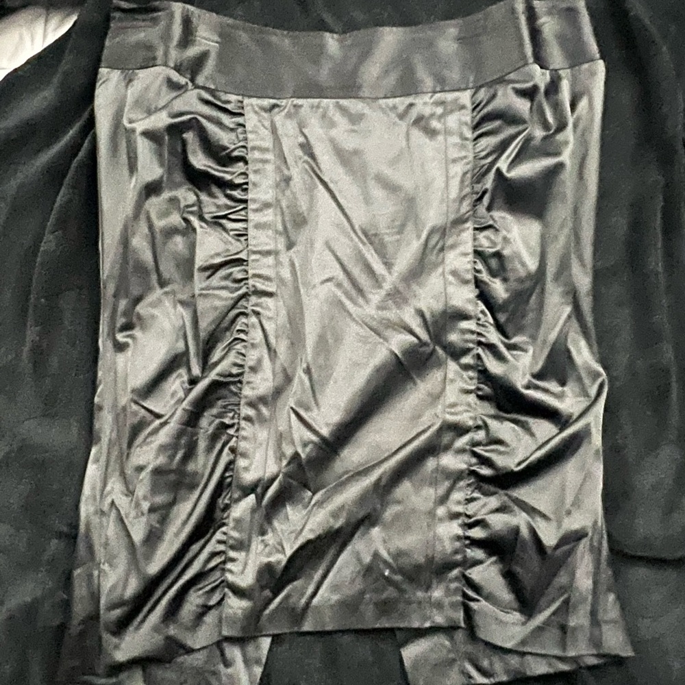 Torrid plus size satin skirt.